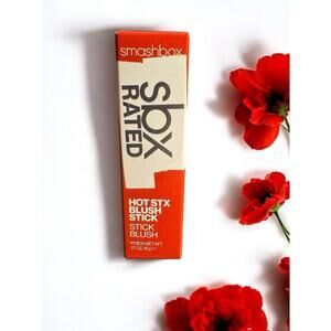 Smashbox SBX Rated Hot Stx Cream Blush Stick POPPY PIC 0.17 oz / 5g Full Size